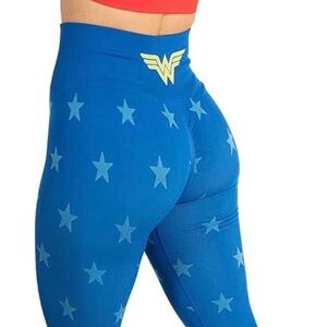 DC Blue Wonder Woman Leggings